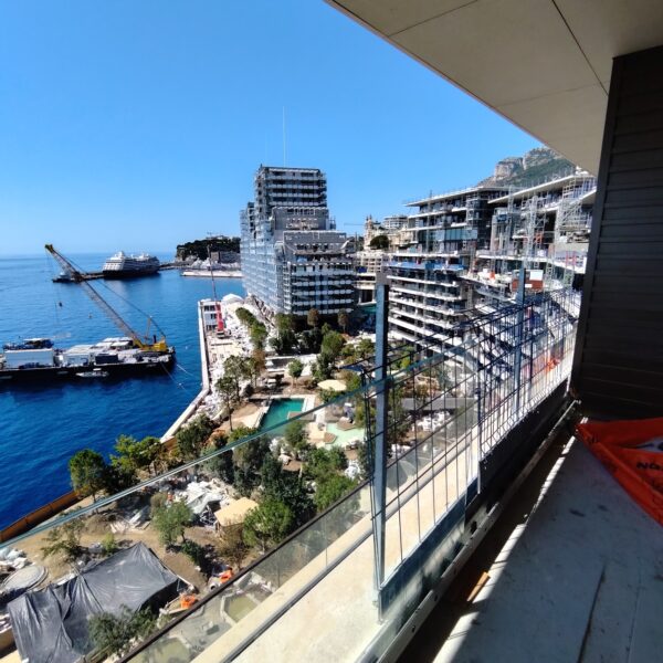 chantier extension en mer de Monaco